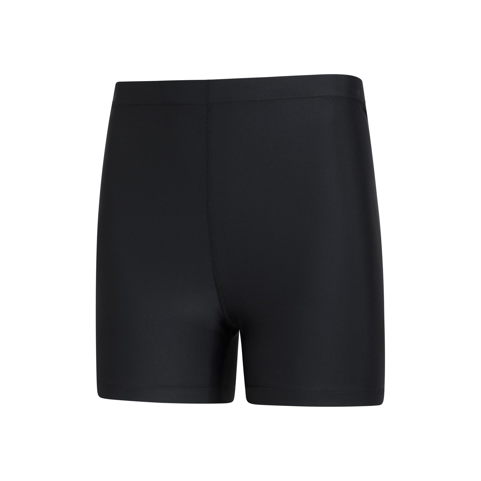 Badeshorts für Aktiv Damen Schwarz 3/4