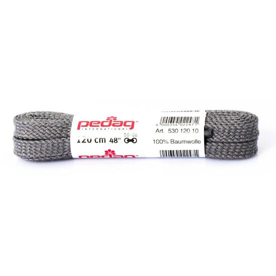 Sznurowadła Pedag płaskie szerokie 120 cm ciemnoszare