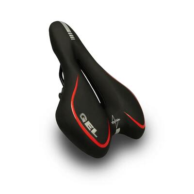 Fietszadels voor toerfietsen van het merk voltano - unisex - kleur zwart -