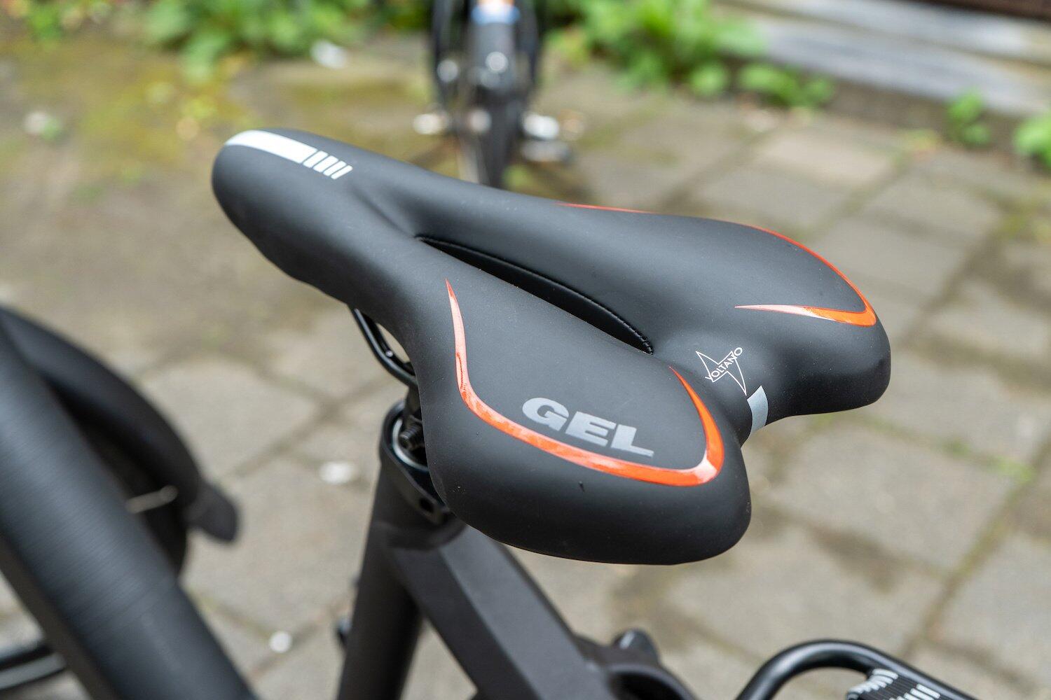 Fietszadels voor Toerfietsen van het merk VOLTANO - Unisex - Kleur ZWART - 2/7