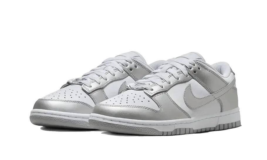 Dunk Low Metallic Silver - Taille : 38 EU 2/3