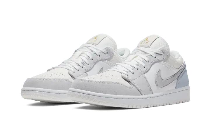 Air Jordan 1 Low Sky Grey Paris 3/4