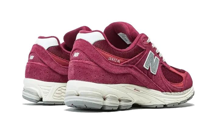 New Balance 2002R Suede Pack Red Wine 3/4