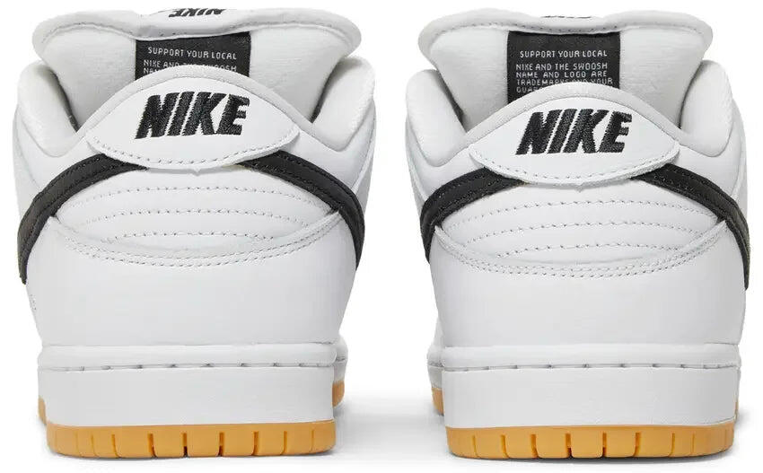 Nike SB Dunk Low Pro White Gum 4/5
