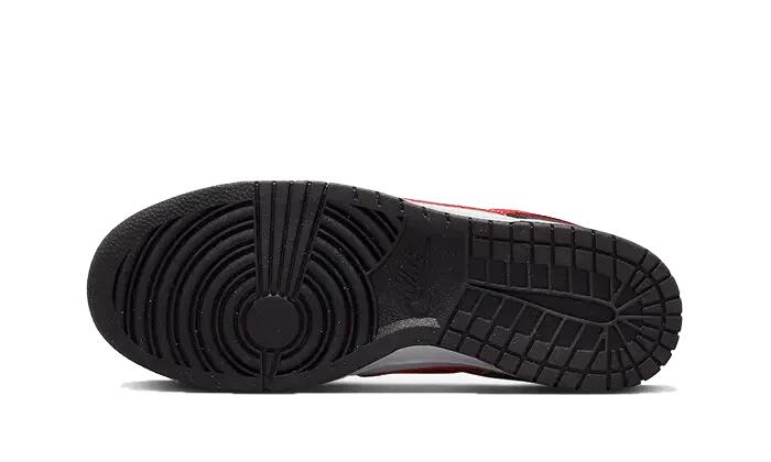 Nike Dunk Low Black White Red 3/6