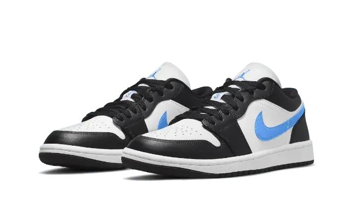 Air Jordan 1 Low Black University Blue (W) 2/3