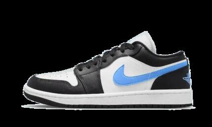 Air Jordan 1 Low Black University Blue White
