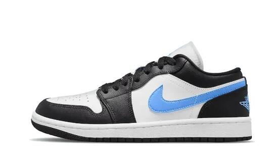 Air Jordan 1 Low Black University Blue White