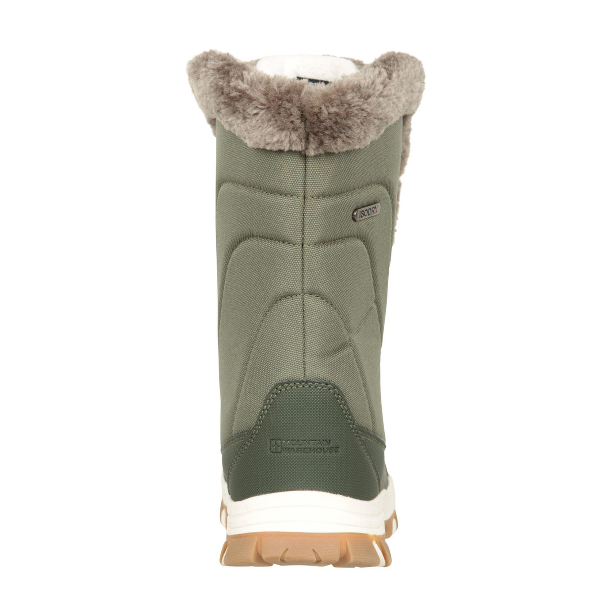 Womens/Ladies Ohio Snow Boots (Khaki Green) 2/4