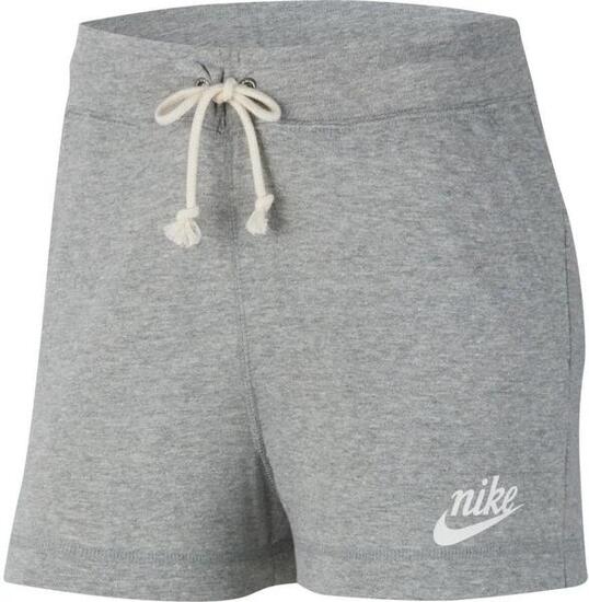 Short Femme Nike Gym Vintage Short Gris