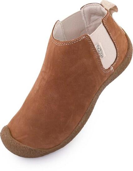 Scarpe donna Keen Mosey Chelsea in pelle ecologica marrone