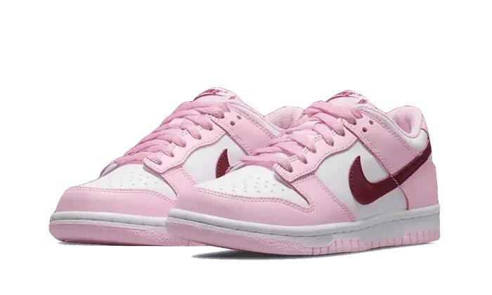 Dunk Low Pink Red White 2/2