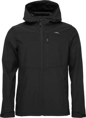 Loap ladan heren softshell jas zwart