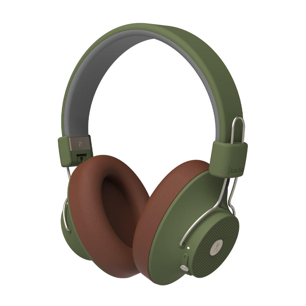 Kreafunk aBEAT Qi Wireless ANC Headphones Urban Green