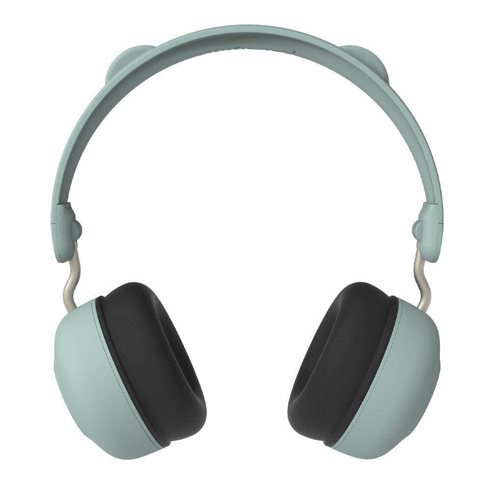 Kreafunk Kids Buzz Junior Bluetooth Headphones, Dusty Green
