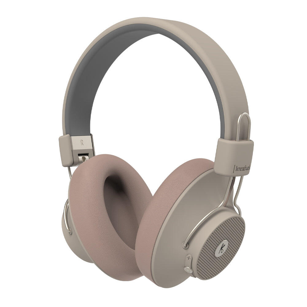 Kreafunk aBEAT Qi Wireless ANC Headphones - Ivory Sand