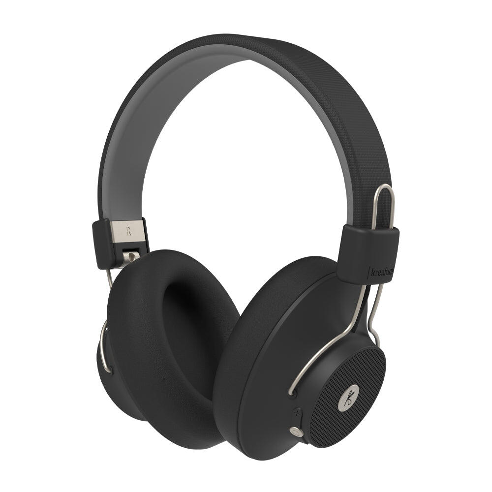 Kreafunk aBEAT Qi Wireless ANC Headphones - Black