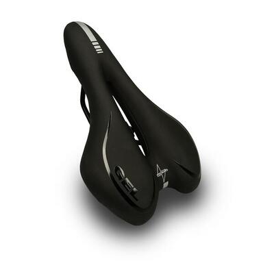 Fietszadels voor toerfietsen van het merk voltano - unisex - kleur zwart -