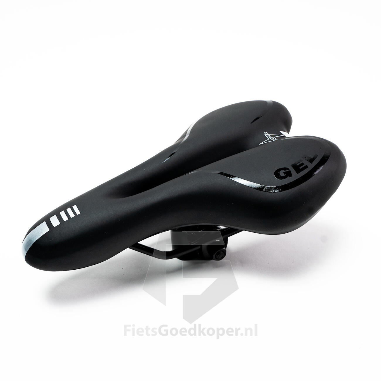Fietszadels voor Toerfietsen van het merk VOLTANO - Unisex - Kleur ZWART - 6/7
