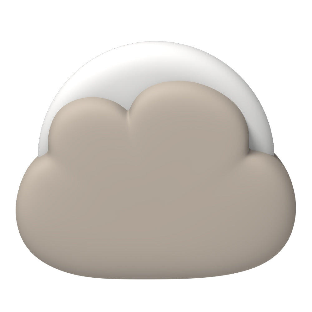 Kreafunk Kids Cloudy Night Lamp, Ivory Sand