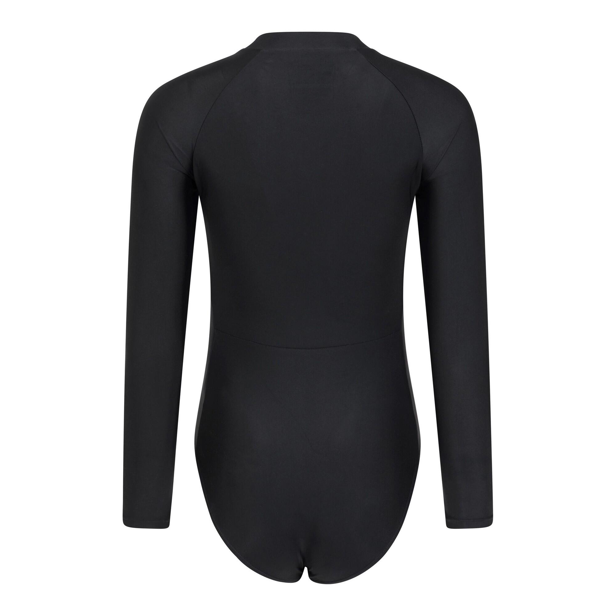 Maillot De Bain 1 Pièce SURFER Femme (Noir Vif) 2/4
