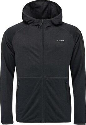 Felpa Tecnica Uomo Loap Moher Grigio Scuro con Cappuccio