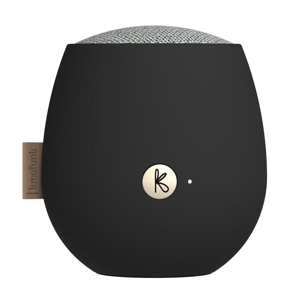 Kreafunk aJAZZ 2 Portable Bluetooth Speaker, Black
