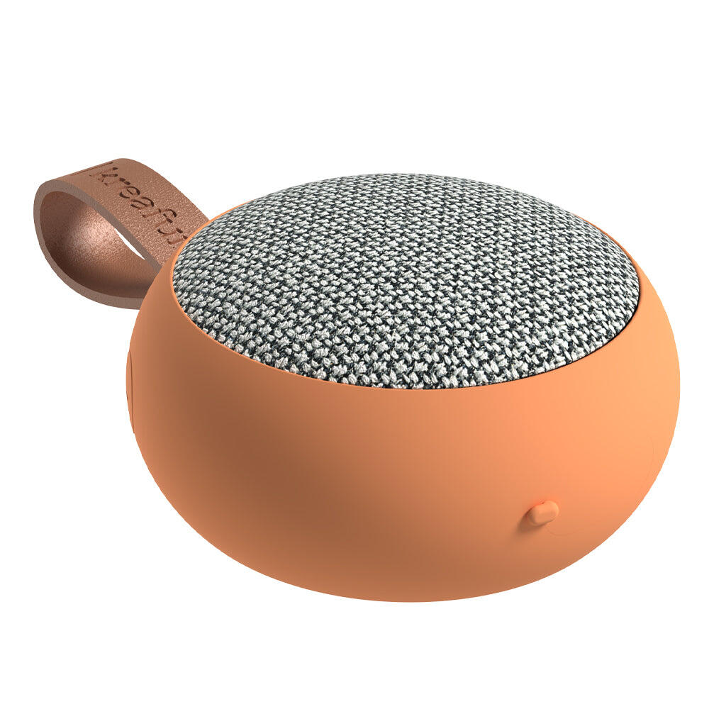 Kreafunk aGO 2 Fabric Bluetooth Speaker, Dusty Orange