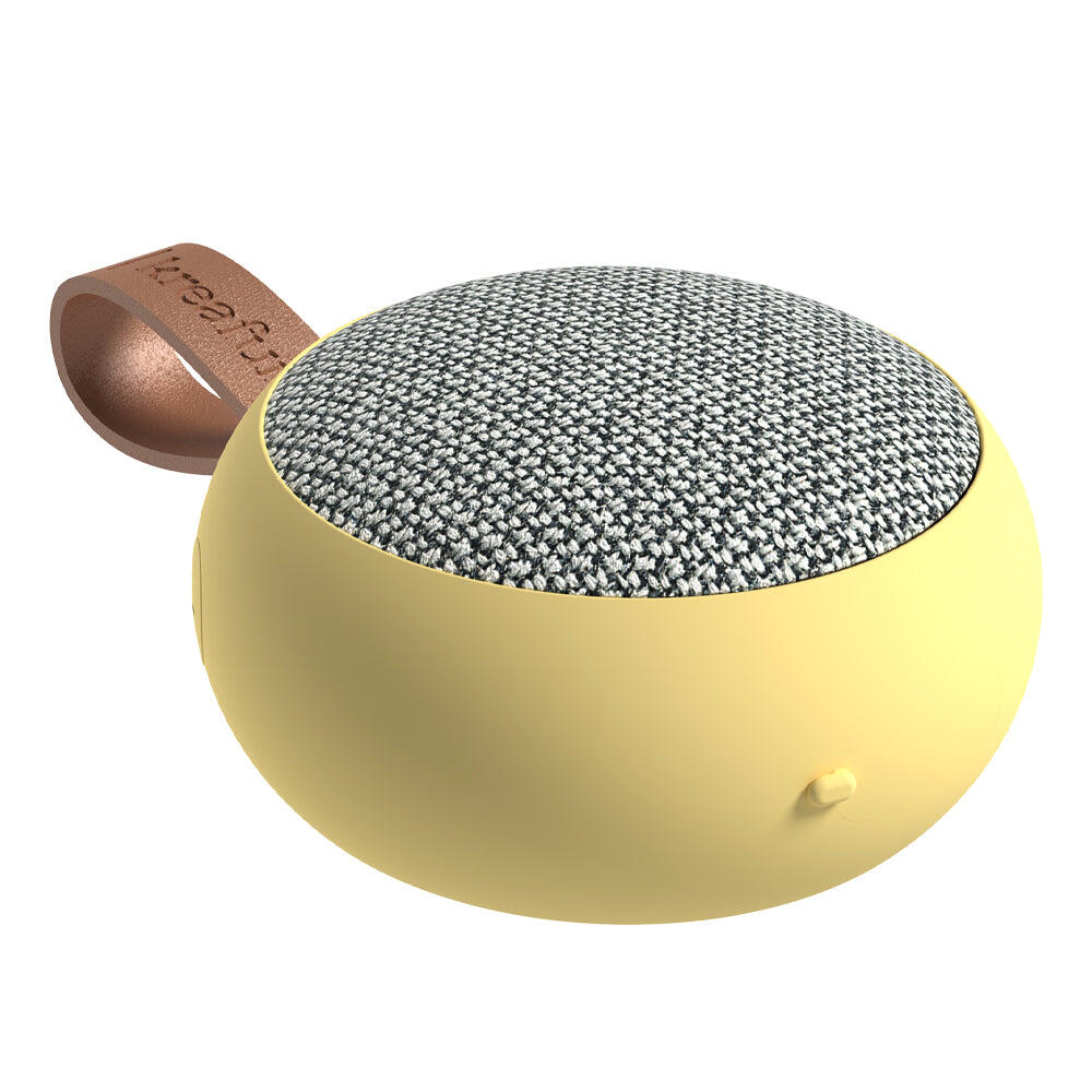 Kreafunk aGO 2 Fabric Bluetooth Speaker - Soft Yellow