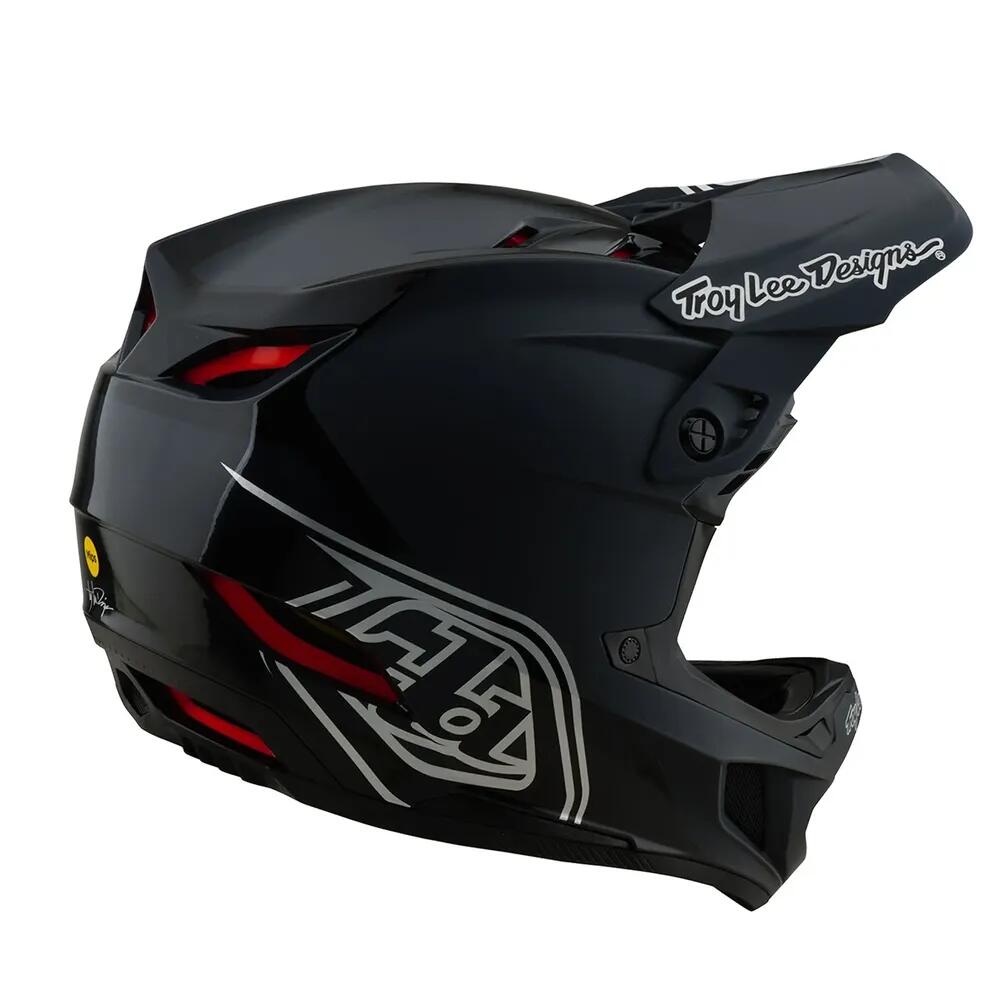 MTB-helm D4 Polyacrylite - Shadow - Zwart 4/6