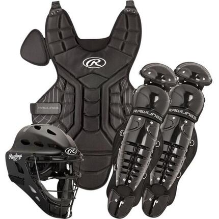 Rawlings Player Series Catcher Set (PLCSY) Youth Color Black Baseball/Softball