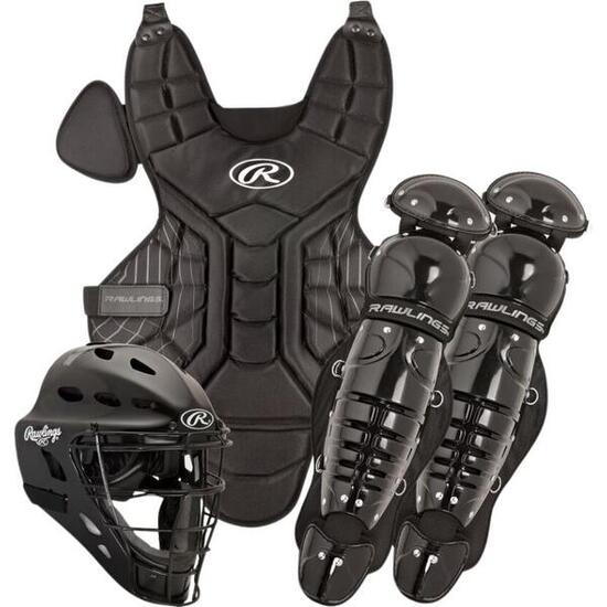 Rawlings Player Series Catcher Set (PLCSY) Youth Color Black Baseball/Softball