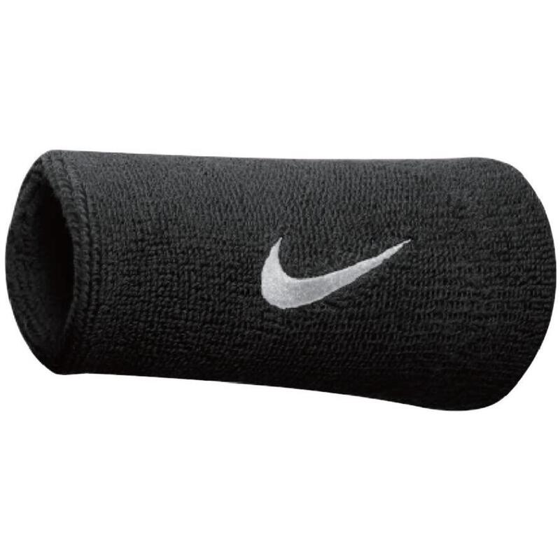 NIKE WRISTBAND SWOOSH JUMBO BLACK/WHITE