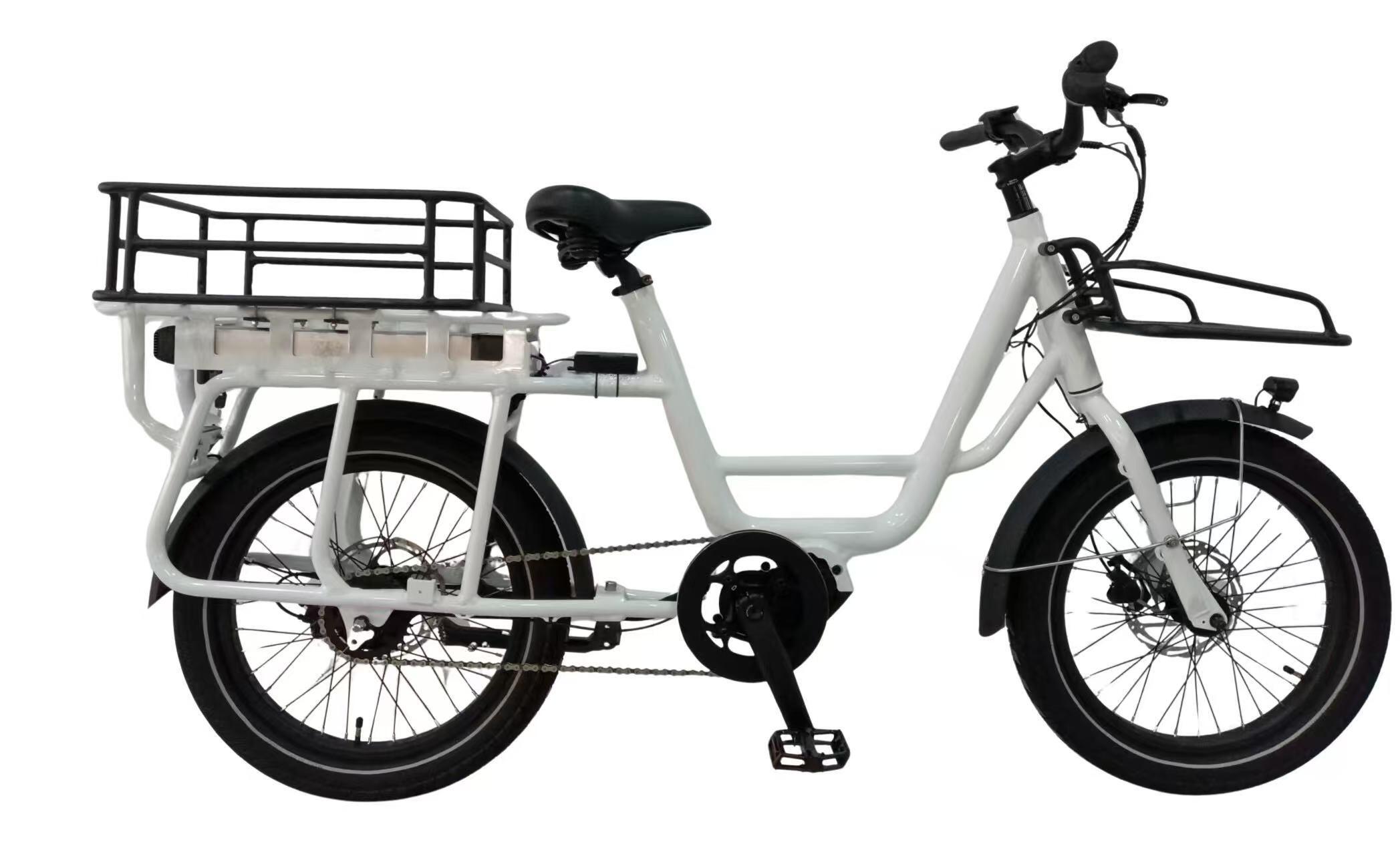 Multipurpose & Multifunction White Electric Utility Bike