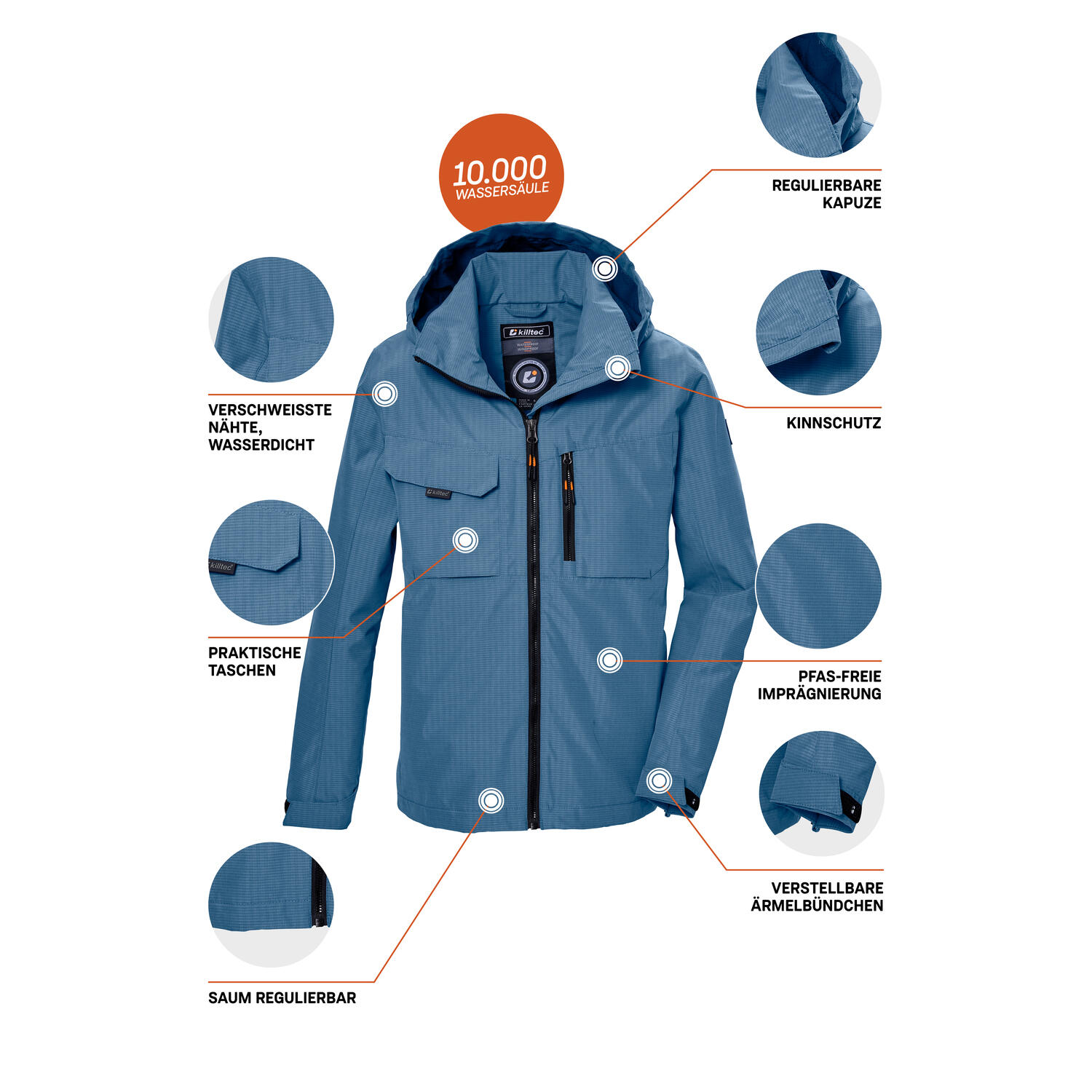 Jungen, Kinder Jacke KOS 140 5/7