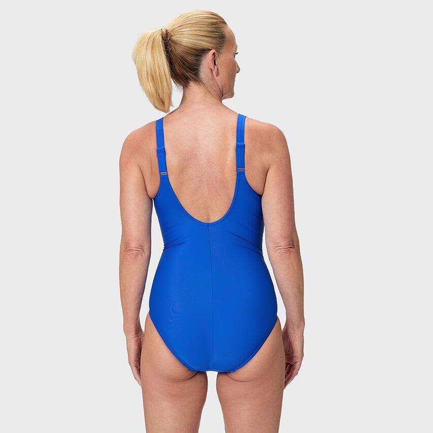 Dames Shaping Badpak Cross Knot Blauw 3/7