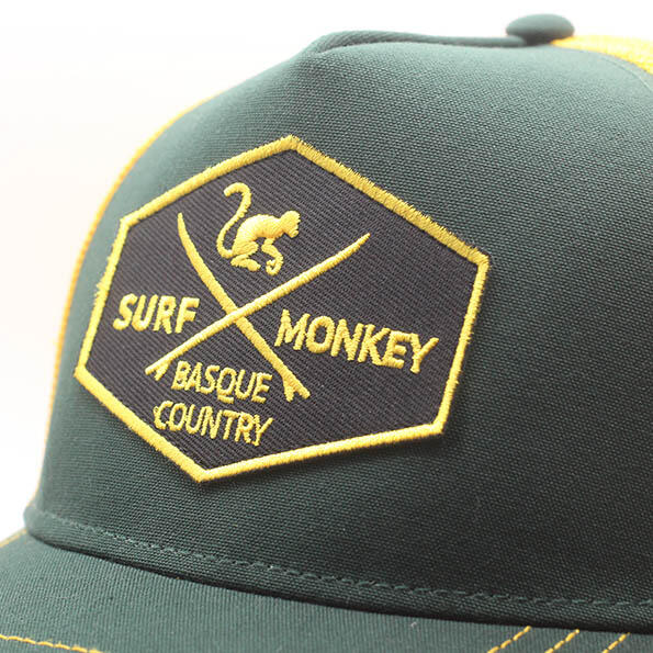 Gorra Trucker - 5 Paneles / Adulto / Talla única (Azul Marino/Amarillo) 3/7
