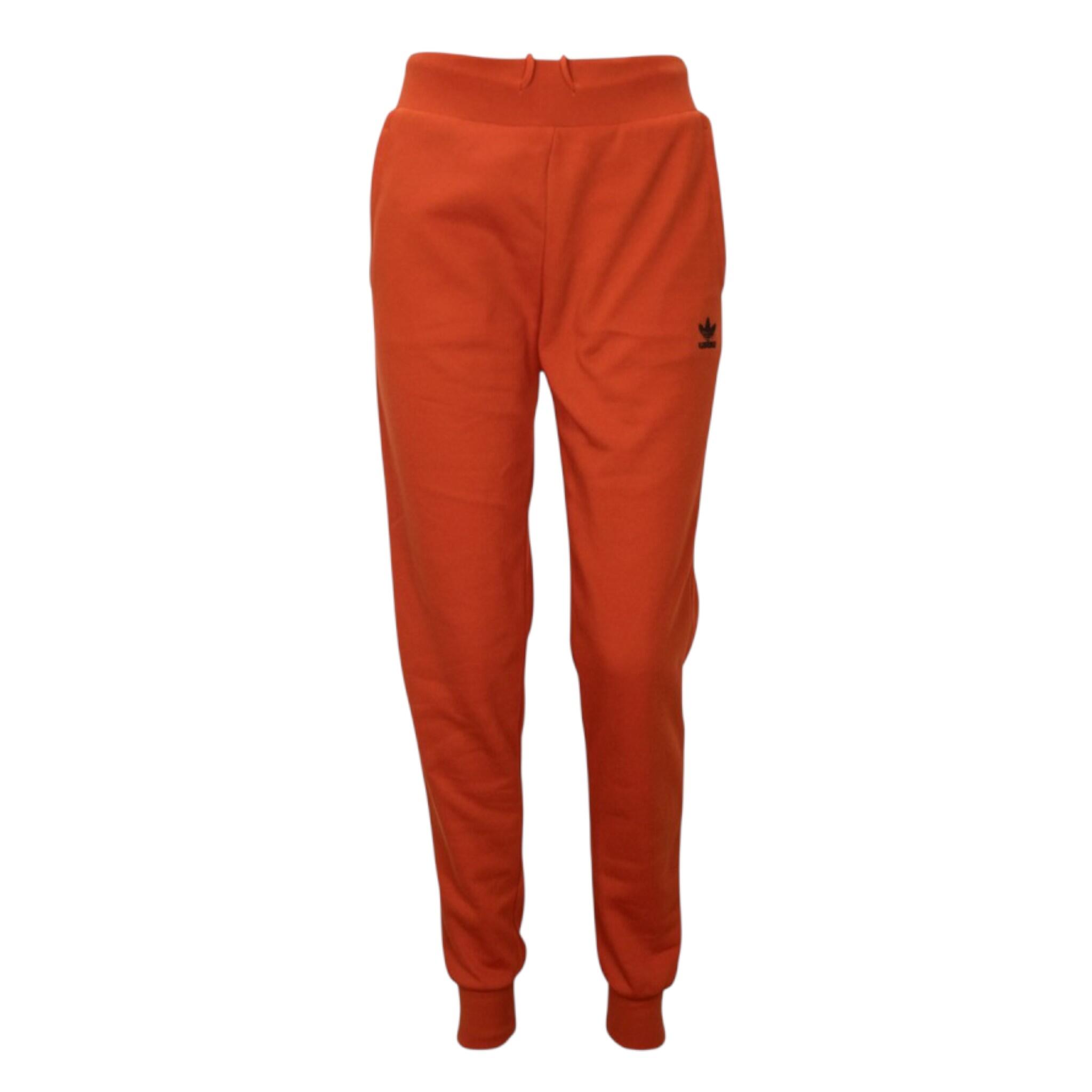 Sweathose Cuffed Pants Trefoil in Orange 2/4