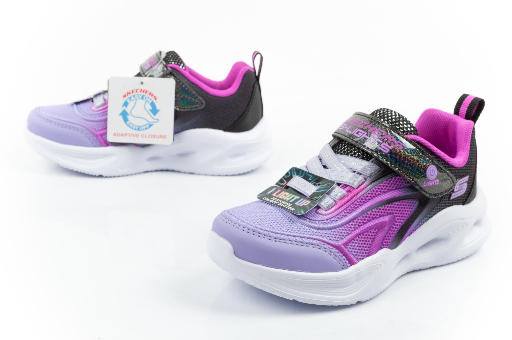 Sapatilhas Skechers Menina Sola Glow - Color Breeze Multicolorido 5/7