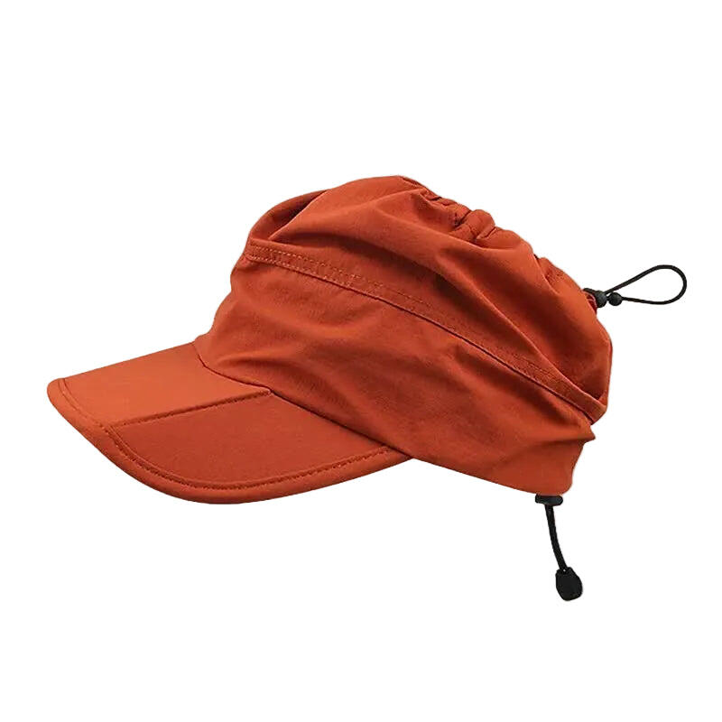 Orange Summer Outdoor Quick Dry Sun Hat