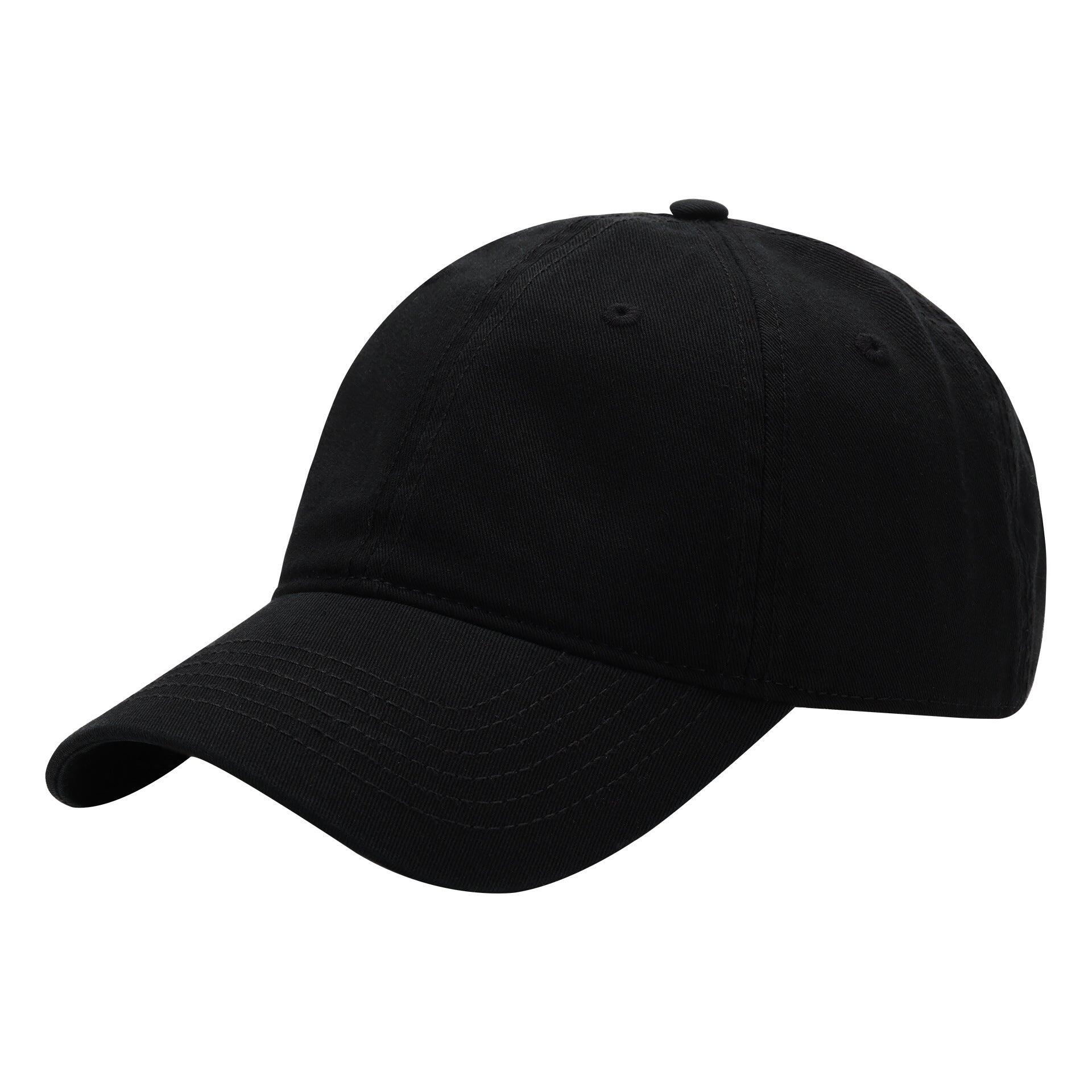 Black Premium Pure Cotton Quick-Dry Baseball Cap (59-65cm)