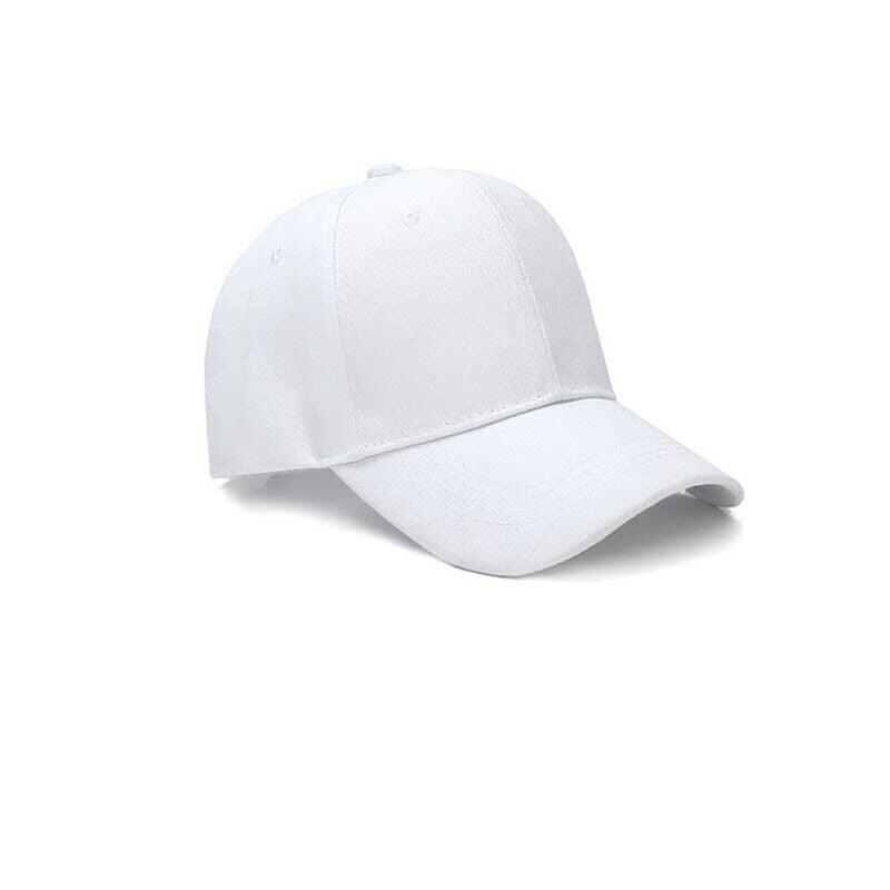 Summer Multi-colour Shade Baseball  Sun Visor Hat - White
