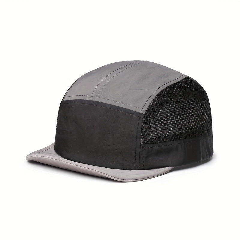 Black-grey UPF 50+ Quick-Dry Outdoor Sun Hat with Breathable Mesh