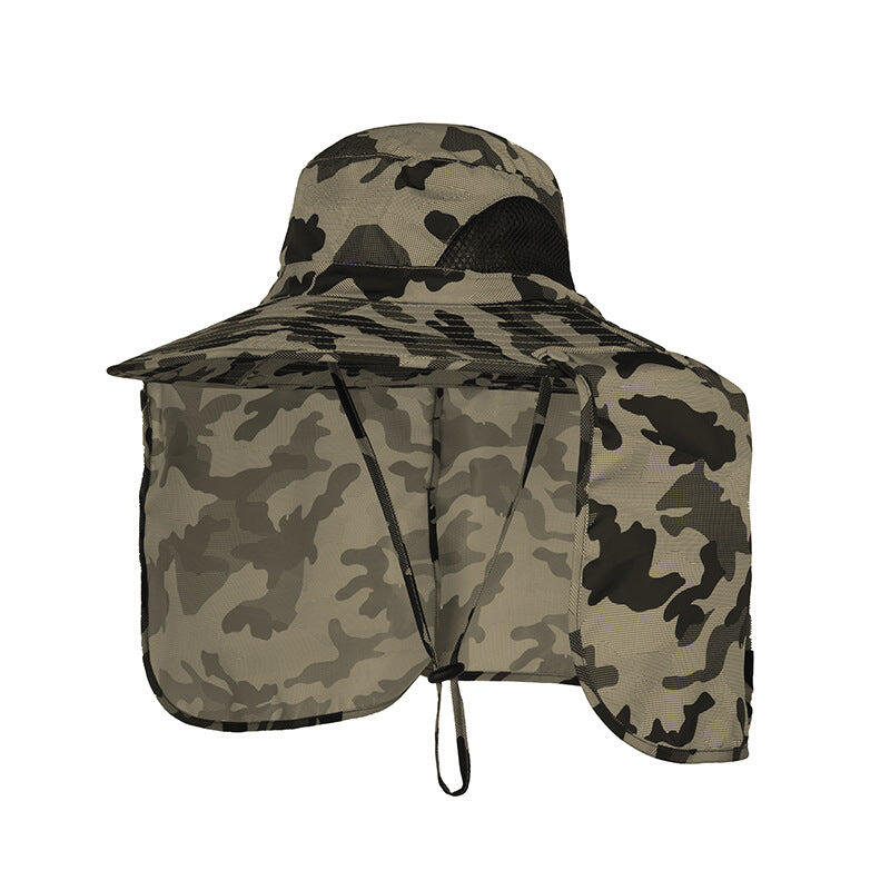 Camouflage khaki UPF 50+ Sun Protection Hat