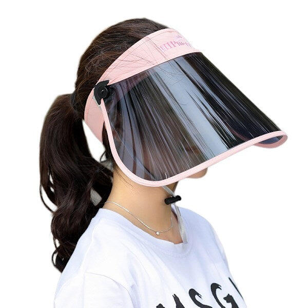 Visor Hat with HD Polarized Lenses UV Protection for Golf Beach Pink