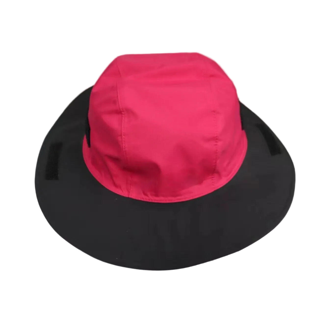 Rose Red Autumn-Winter  Sun Hat with Fleece Lining and Wide Brim