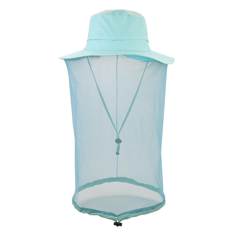 Azure Outdoor Mosquito Net Hat