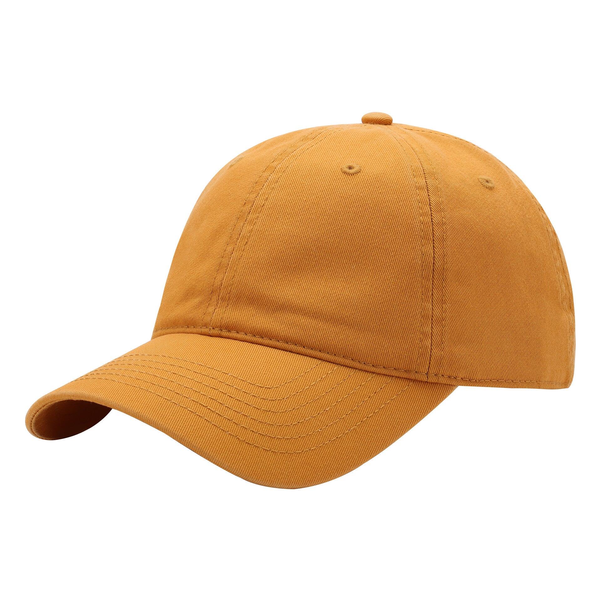 Yellow Premium Pure Cotton Quick-Dry Baseball Cap (59-65cm)