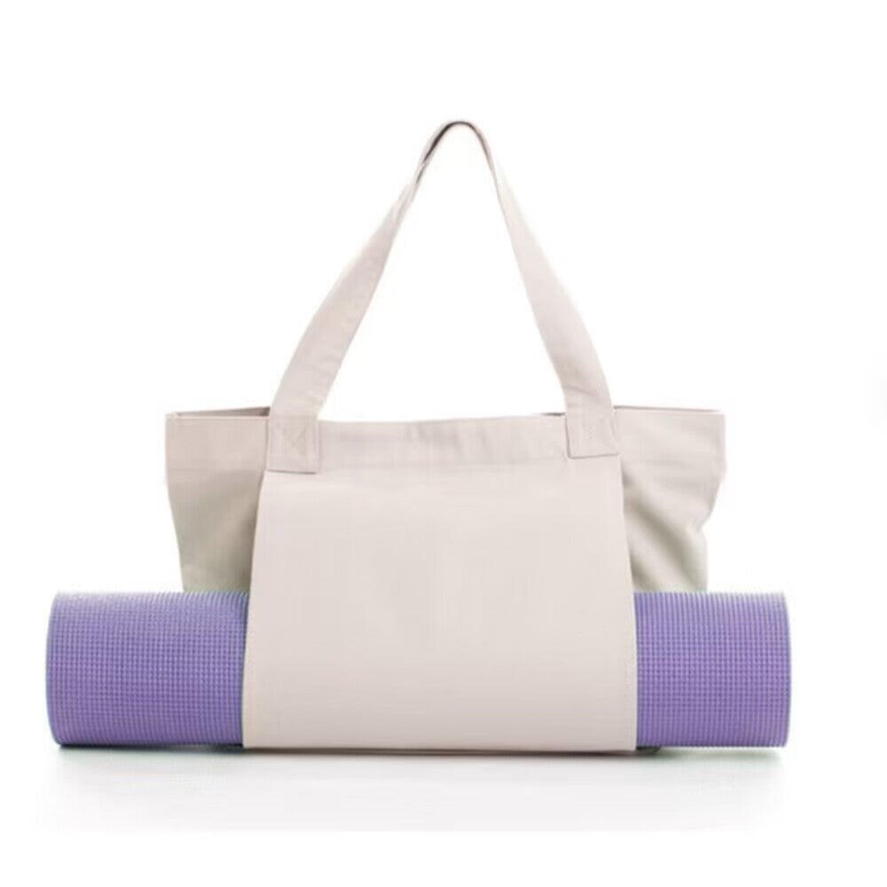 Yoga Mat Tote Bag for Outdoor Workouts & Travel(Khaki)