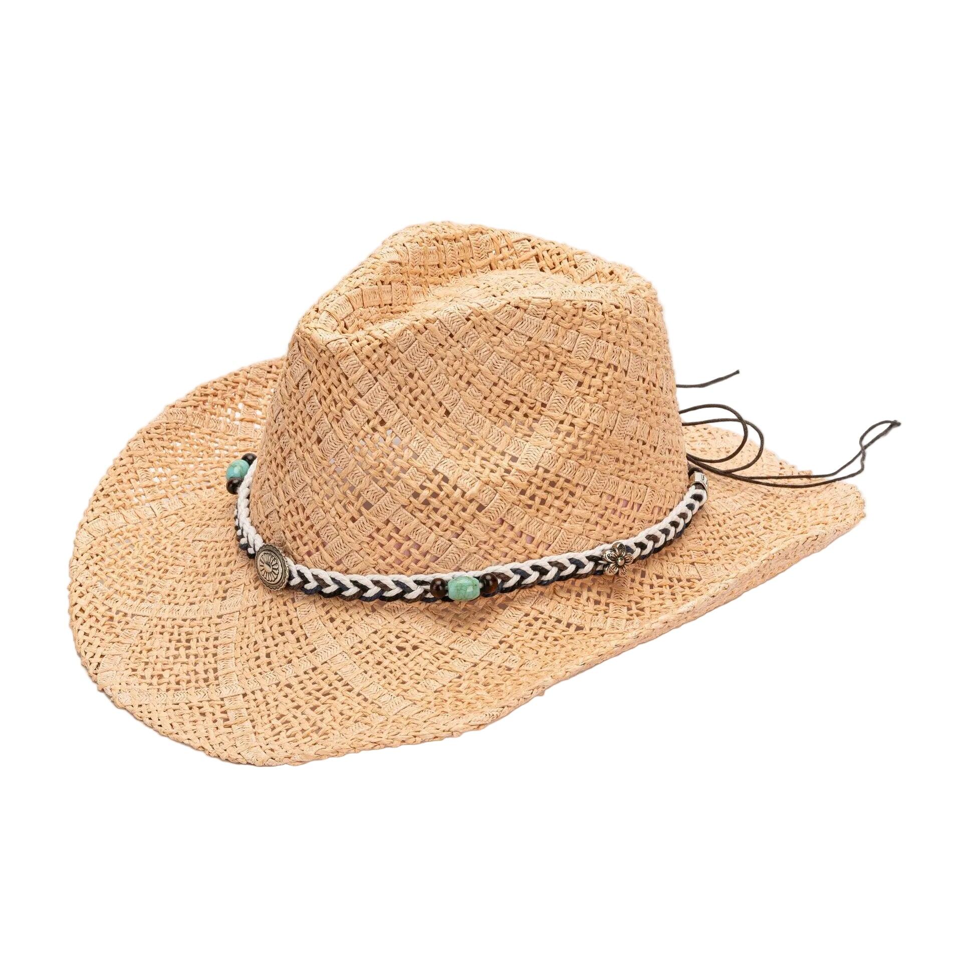 Camel Handmade Straw Cowboy Hat
